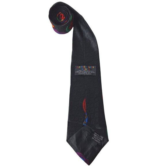 Vintage 1993 Looney Tunes Taz Tweety Bugs Elmer Necktie - Picture 5 of 7